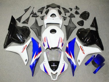 Mejores Carenado Moto Honda CBR600RR 2009-2012 - Blanco Azul Negro Brillante