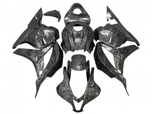 Mejores Carenados Moto Honda CBR600RR 2009-2012 - Negro Falsificado FibraCarbono