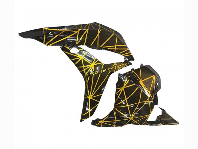 Mejores Carenados Moto Honda CBR600RR 2009-2012 - Oro Negro Brillante