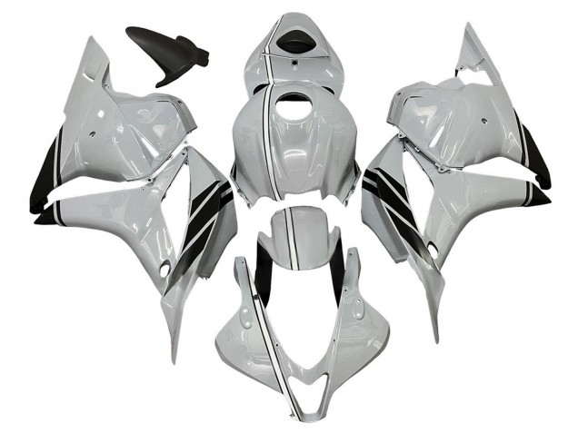 Mejores Carenados Moto Honda CBR600RR 2009-2012 - Gris Brillante Negro