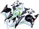 Mejores Carenados Moto Honda CBR600RR 2009-2012 - Blanco Verde Negro Brillante Hannspree