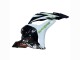 Mejores Carenados Moto Honda CBR600RR 2009-2012 - Blanco Verde Negro Brillante Hannspree