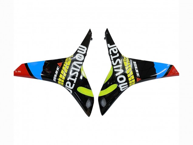 Mejores Carenados Moto Honda CBR600RR 2009-2012 - Negro Multicolor MoviStar
