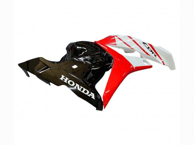 Mejores Carenado Moto Honda CBR600RR 2009-2012 - Blanco Rojo Negro Brillante