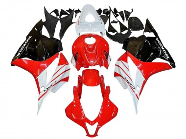 Mejores Carenado Moto Honda CBR600RR 2009-2012 - Blanco Rojo Negro Brillante