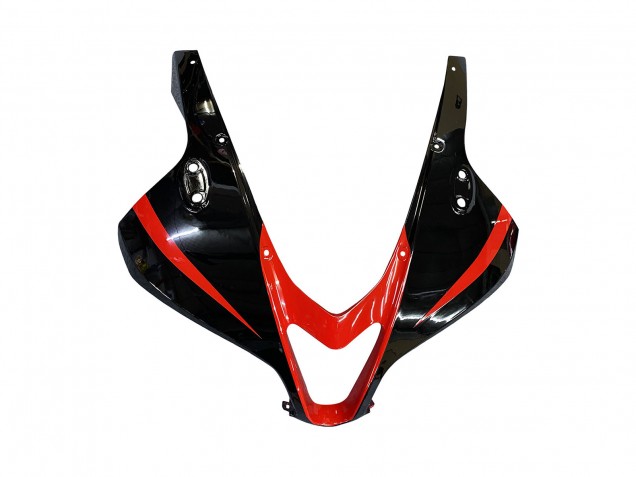 Mejores Carenados Moto Honda CBR600RR 2009-2012 - Rojo Negro Brillante Negro Mate Raya