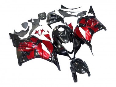 Mejores Carenados Moto Honda CBR600RR 2009-2012 - Rojo Negro Brillante