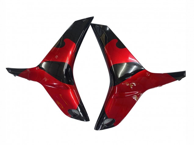 Mejores Carenados Moto Honda CBR600RR 2009-2012 - Rojo Negro Brillante