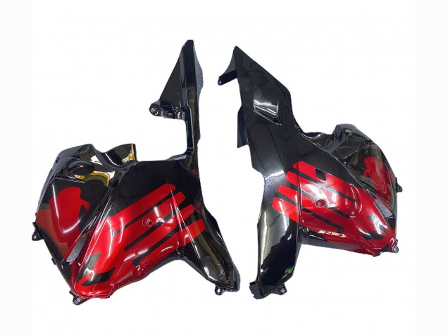 Mejores Carenados Moto Honda CBR600RR 2009-2012 - Rojo Negro Brillante