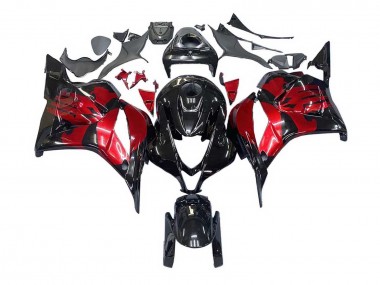 Mejores Carenados Moto Honda CBR600RR 2009-2012 - Rojo Negro Brillante