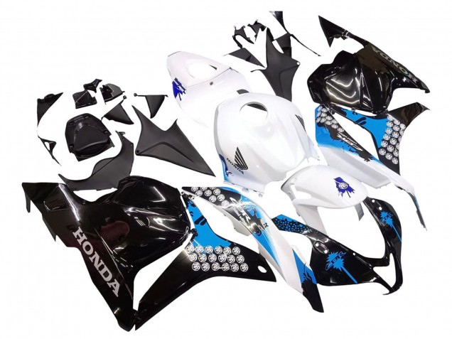 Mejores Kit Carenados Moto Honda CBR600RR 2009-2012 - Blanco Azul Negro Brillante