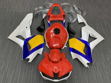 Mejores Carenados Moto Honda CBR600RR 2009-2012 - Blanco Azul Amarillo Rojo