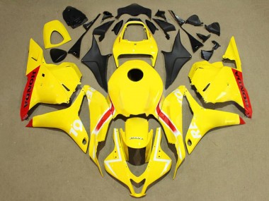 Mejores Carenados Moto Honda CBR600RR 2009-2012 - Amarillo Rojo Blanco Repsol