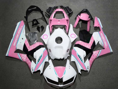 Mejores Carenados Moto Honda CBR600RR 2009-2012 - Blanco Rosa Azul