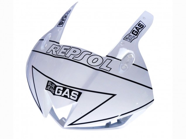 Mejores Carenados Moto Honda CBR600RR 2013-2026 - Blanco Negro Brillante Repsol