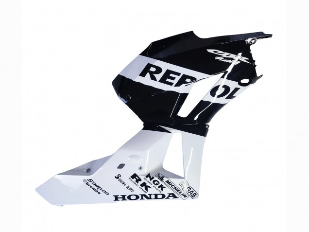 Mejores Carenados Moto Honda CBR600RR 2013-2026 - Blanco Negro Brillante Repsol