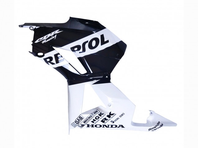 Mejores Carenados Moto Honda CBR600RR 2013-2026 - Blanco Negro Brillante Repsol