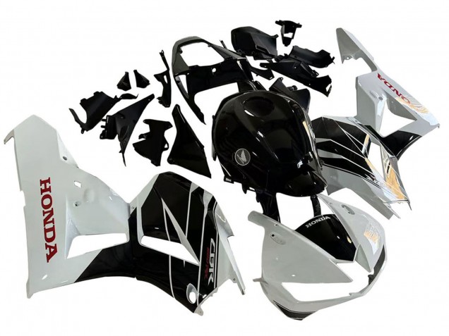 Mejores Kits Carenado Moto Honda CBR600RR 2013-2023 - Blanco Negro Brillante
