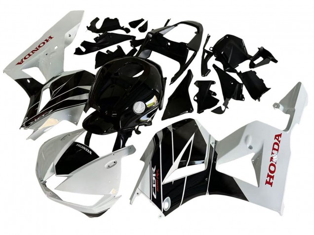 Mejores Kits Carenado Moto Honda CBR600RR 2013-2023 - Blanco Negro Brillante