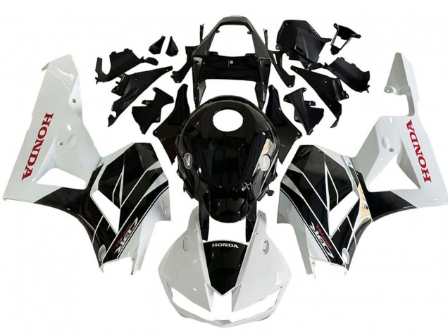 Mejores Kits Carenado Moto Honda CBR600RR 2013-2023 - Blanco Negro Brillante