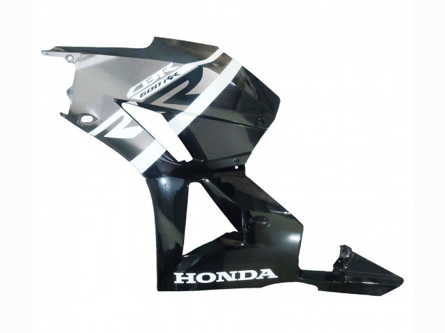 Mejores Carenados Moto Honda CBR600RR 2013-2023 - Plata Negro Brillante