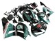 Mejores Carenado Moto Honda CBR600RR 2013-2023 - Azul Verdoso Negro Brillante Petronas 20