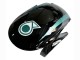 Mejores Carenado Moto Honda CBR600RR 2013-2023 - Azul Verdoso Negro Brillante Petronas 20
