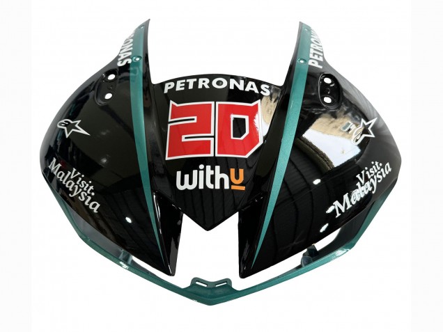 Mejores Carenado Moto Honda CBR600RR 2013-2023 - Azul Verdoso Negro Brillante Petronas 20
