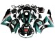 Mejores Carenado Moto Honda CBR600RR 2013-2023 - Azul Verdoso Negro Brillante Petronas 20