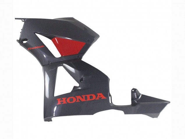 Mejores Carenados Moto Honda CBR600RR 2013-2023 - Negro FibraCarbono Rojo