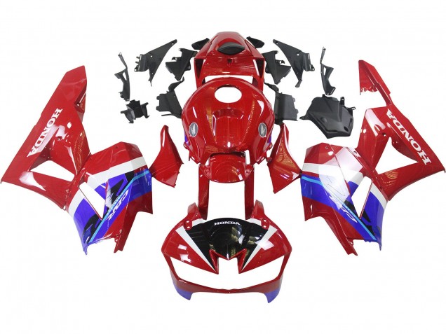 Mejores Carenados Moto Honda CBR600RR 2013-2023 - Rojo Azul