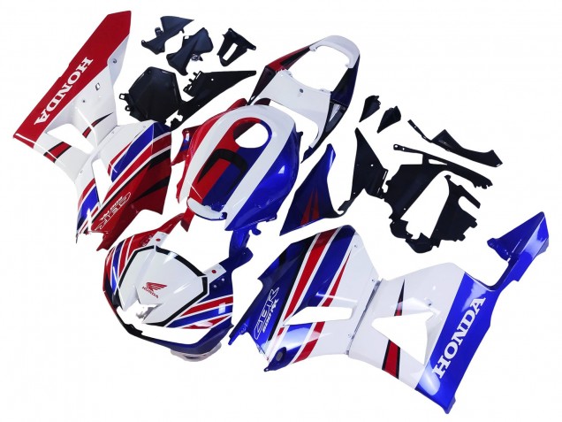 Mejores Carenado Moto Honda CBR600RR 2013-2023 - Blanco Rojo Azul