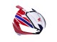 Mejores Carenado Moto Honda CBR600RR 2013-2023 - Blanco Rojo Azul