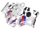 Mejores Carenado Moto Honda CBR600RR 2013-2023 - Blanco Rojo Azul HRC