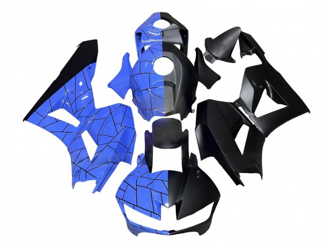 Mejores Carenado Moto Honda CBR600RR 2013-2023 - Azul Negro Mate