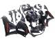 Mejores Carenados Moto Honda CBR600RR 2013-2023 - Negro Mate Rojo Calcomanías