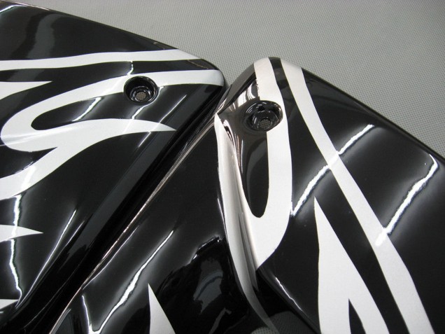 Mejores Carenados Moto Kawasaki ZX10R 2004-2005 - Negro Blanco