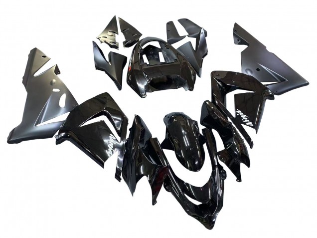 Mejores Carenados Moto Kawasaki ZX10R 2004-2005 - Negro Brillante Mate Ninja