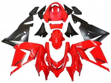 Mejores Carenados Moto Kawasaki ZX10R 2004-2005 - Rojo Negro Ninja