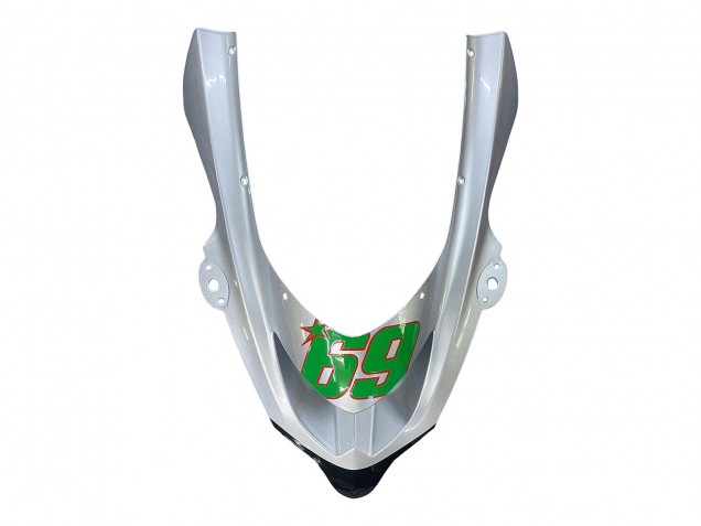 Mejores Carenados Moto Kawasaki ZX10R 2004-2005 - Verde Plata Negro 69