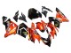 Mejores Carenados Moto Kawasaki ZX10R 2004-2005 - Burnt Naranja Negro Monstruo Elf