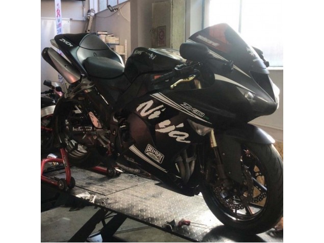 Mejores Carenado Moto Kawasaki ZX10R 2006-2007 - Negro Mate