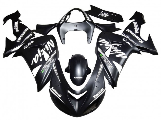 Mejores Carenado Moto Kawasaki ZX10R 2006-2007 - Negro Mate