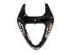 Mejores Carenados Moto Kawasaki ZX10R 2006-2007 - Negro Brillante Blanco West