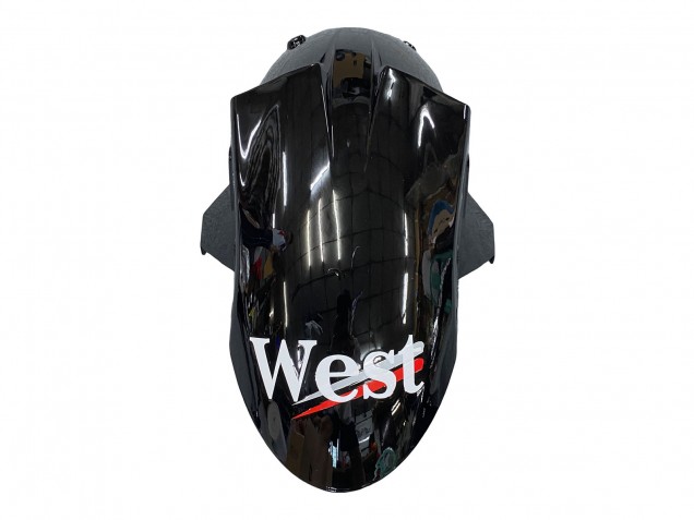 Mejores Carenados Moto Kawasaki ZX10R 2006-2007 - Negro Brillante Blanco West