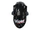 Mejores Carenados Moto Kawasaki ZX10R 2006-2007 - Negro Brillante Blanco West