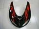 Mejores Carenados Moto Kawasaki ZX10R 2006-2007 - Negro Brillante Rojo