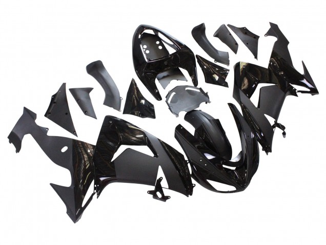 Mejores Carenados Moto Kawasaki ZX10R 2006-2007 - Negro Mate Negro Brillante