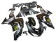 Mejores Carenados Moto Kawasaki ZX10R 2006-2007 - Gris Amarillo Negro Brillante Monstruo Elf