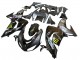 Mejores Carenados Moto Kawasaki ZX10R 2006-2007 - Gris Amarillo Negro Brillante Monstruo Elf